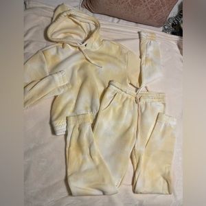 Yellow Hoodie + Sweats Set - NWT